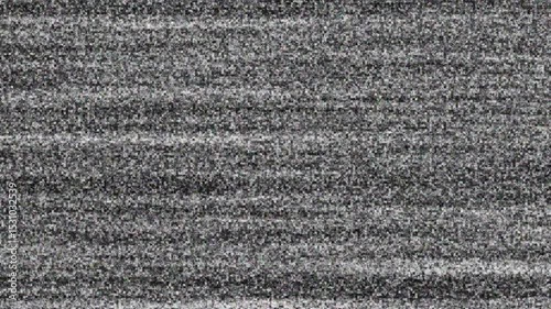 Static TV noise animation background, no signal looping video