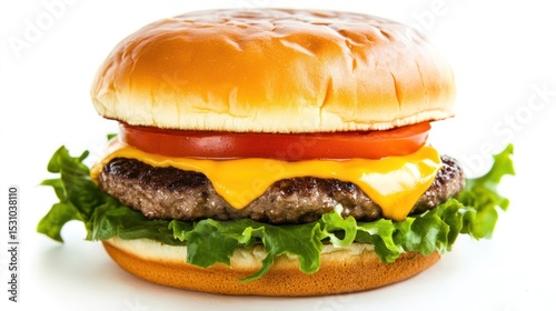 Close-up of a cheeseburger