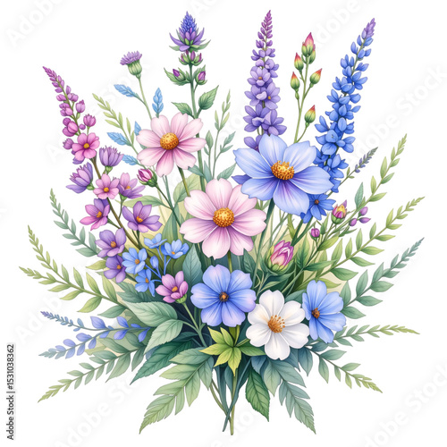 bouquet of colorful flowers