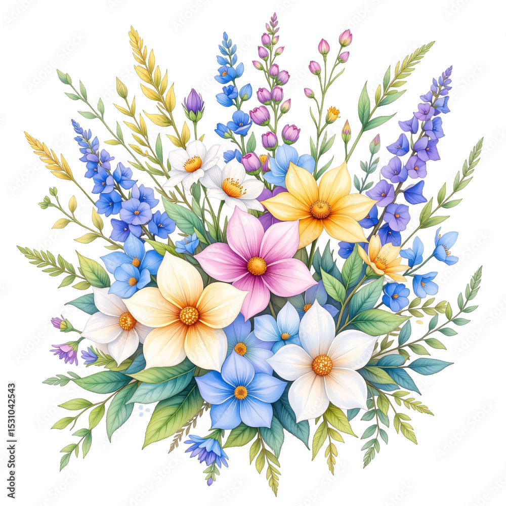 Obraz premium bouquet of colorful flowers