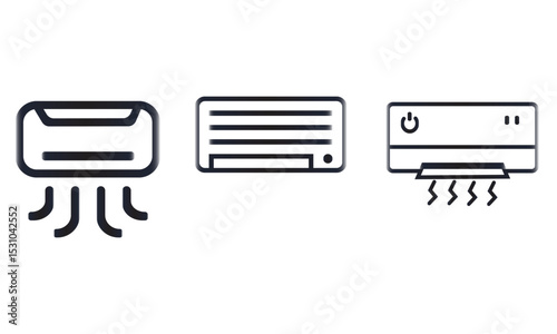 Ac icon   vector illustration design on white background