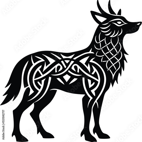 vector illustration of a donkey