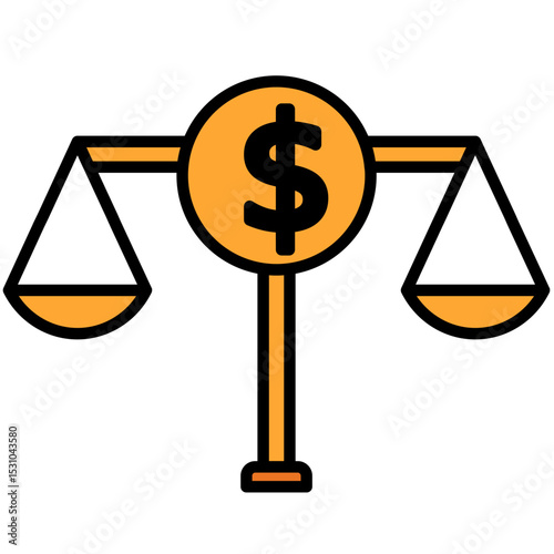 scale law and justice icon
