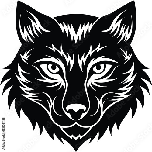 Intense Animal Eyes Close Up Vector