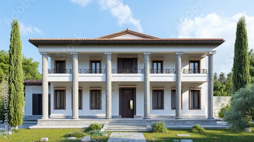Grand Neoclassical Villa: Architectural Design