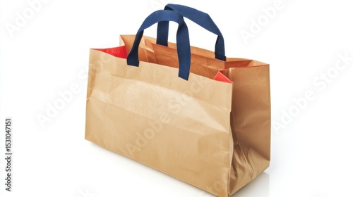 Brown paper shopping bag (1)