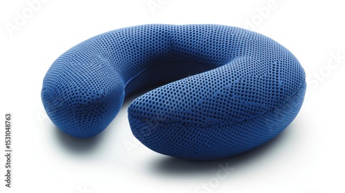 Blue travel neck pillow (1)