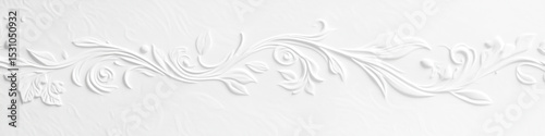 White surface text of delicate flowers and plants