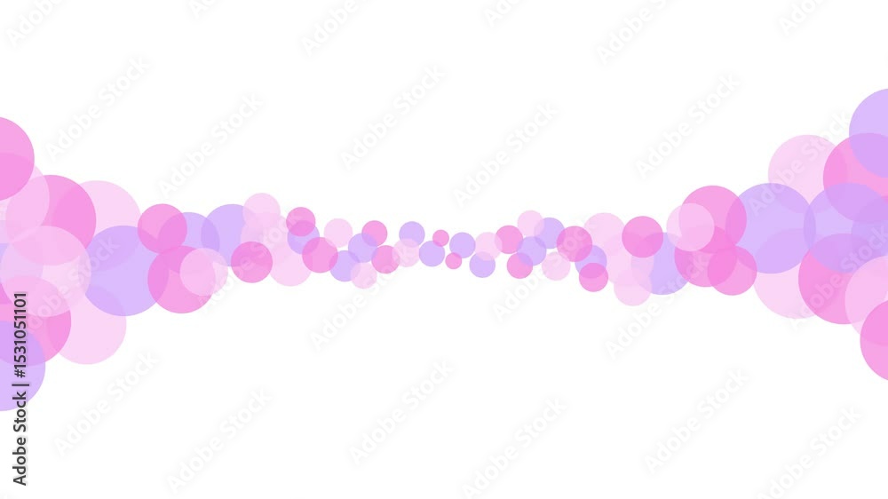 Cute and pop background frame with colorful polka dots