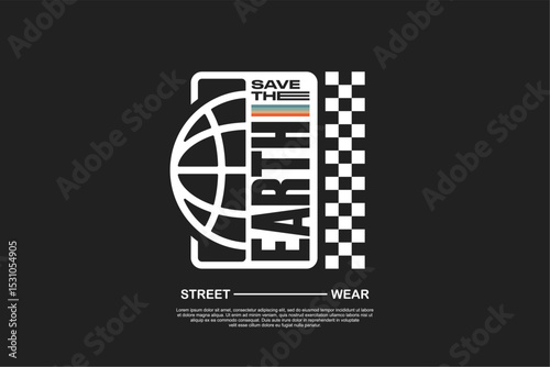 typography vector asset poster and tshirt printing for streetwear suitable for printing	