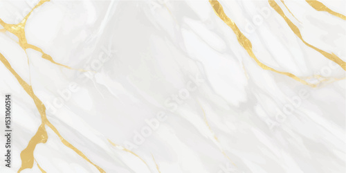 Elegant Marble Surface in White and Gold – High-Quality Background for Product Design, Fashion Editorials, and Interior Visualization
