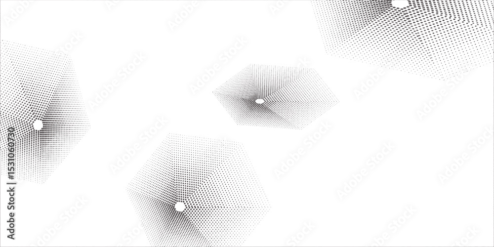 Fototapeta premium Pentagon figure geometric lines. Pentagon geometric symbol. dots editable stroke.