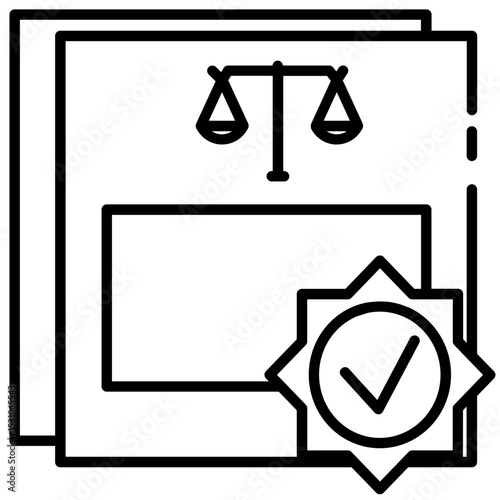 law and justice icon