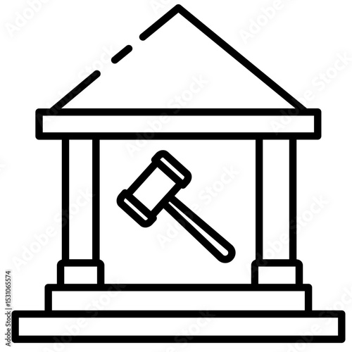 law and justice icon