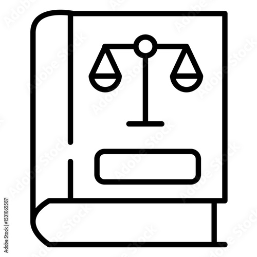 a book law icon