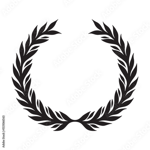 laurel wreath vector