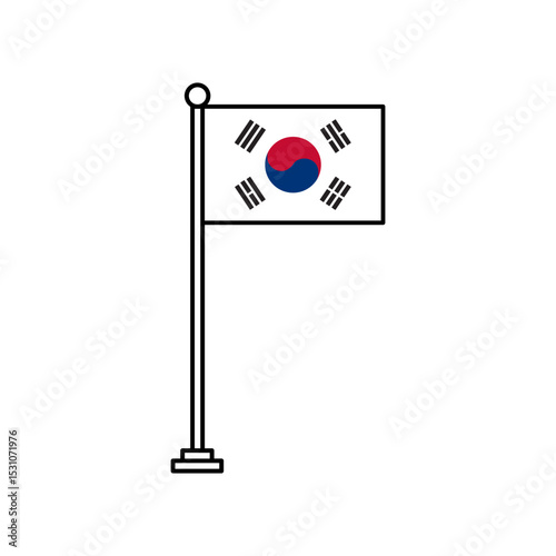 National Flag of South Korea