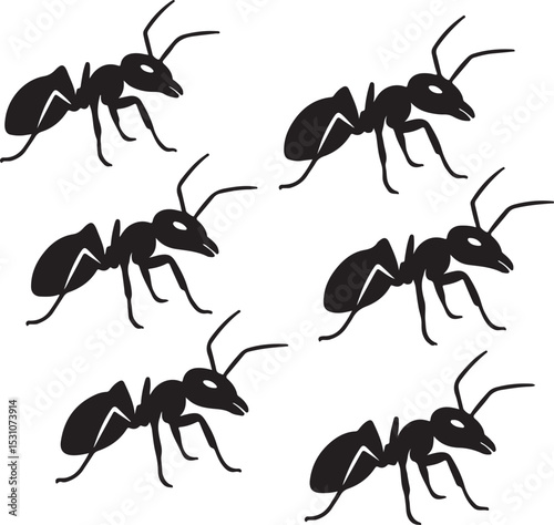 পিপীলিকা vector art 