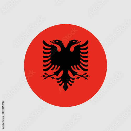 National Flag of Albania