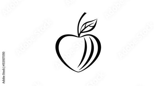 Heart-Shaped Apple: A Simple, Elegant Design