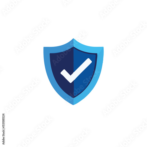 Verified Secure Shield Vector Icon for Security, Protection, and Trust