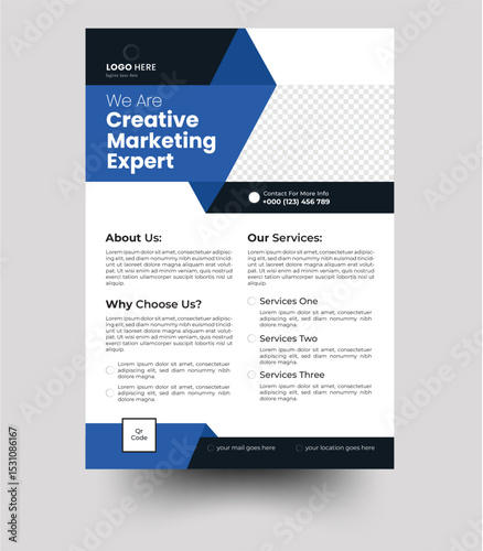 a bundle of 5 templates of a5 flyer, Flyer template layout design. Corporate creative colorful business flyer template.	