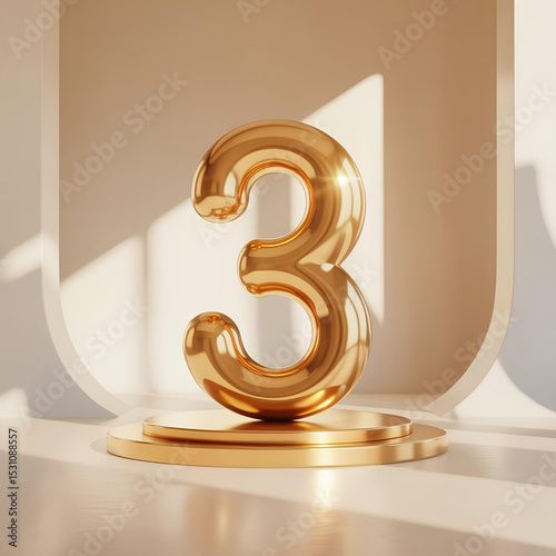 golden font letter
