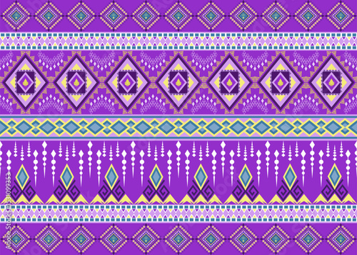 Geometric ethnic oriental traditional pattern