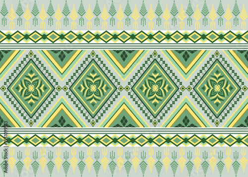 Geometric ethnic oriental traditional pattern