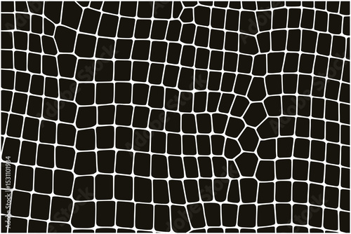 Seamless vector crocodile skin pattern background. Reptile hide texture design for print projects.