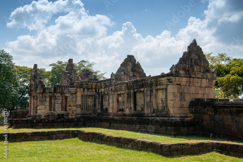 Prasat Hin Mueang Tam, The Khmer sanctuaries is located in Prakhon Chai District, Buriram Province, Thailand photo