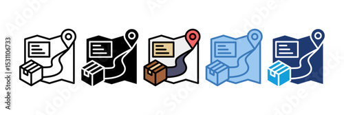 Product Roadmap Icon Element For Design