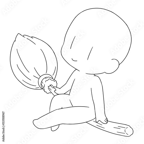 baby with a toy