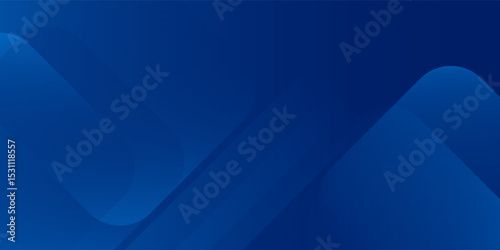Abstract blue background with glowing geometric lines. Modern blue gradient square shape design. Futuristic technology concept. Suit for brochure, corporate, website, poster, banner, cover