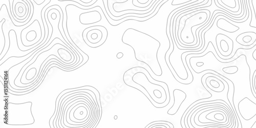 Topographic map lines contour background. Grid geographic relief topographic map pattern background vector. Vector seamless background topography stylized height of the lines map.	
