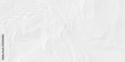 White paper texture is crumpled paper texture. White crumpled and creased paper texture. white crumpled blank paper texture. Grunge paper texture.
