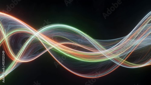 rainbow wave glowing flow, rainbow wave glowing flow, rainbow wave glowing flow