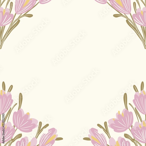 Fototapeta Naklejka Na Ścianę i Meble -  Seamless watercolour and unique floral pattern background for covers, notes, banner. Soft backgrounds colour. Watercolour art work. Flower stalk. Colourful flower.