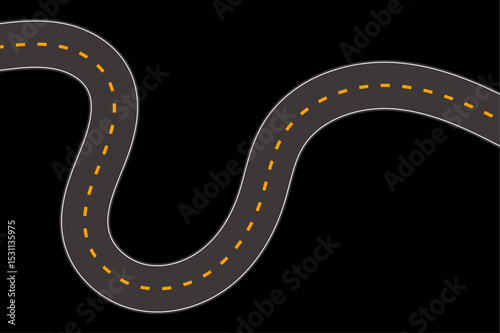 sfondo, strada, curve, viaggio