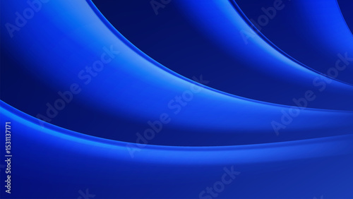 Abstract futuristic dark black background with waved design. Realistic 3d wallpaper with luxury flowing lines. Technology futuristic circuit board blue background, Cyber science tech layout design