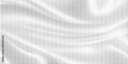 Halftone faded gradient texture. Grunge halftone grit background. White and black sand noise wallpaper. Retro pixilated vector backdrop