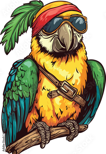 parrot on a tree