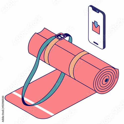 illustration of a roll of a roll