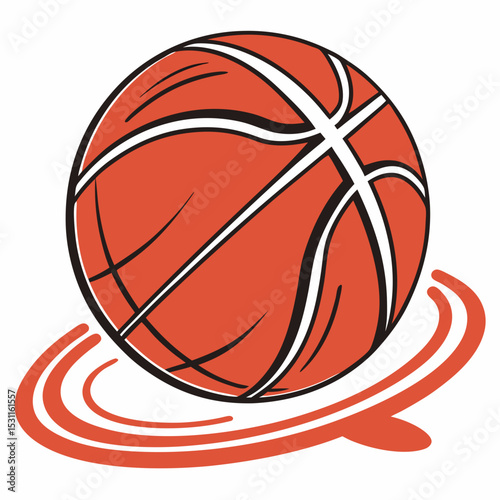 basketball ball vector