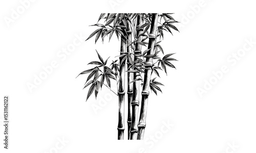 Beech Tree illustration, nature vector, outdoor landscape design, forest art, eco-friendly illustrations, woodland vector, springtime nature, green tree art, botanical vector.