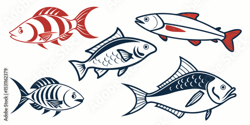 set of fish