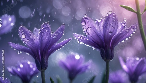 Beautiful purple lilac flowers with selective focus. Close-up shot of lilac spring blossoms. Floral backdrop.