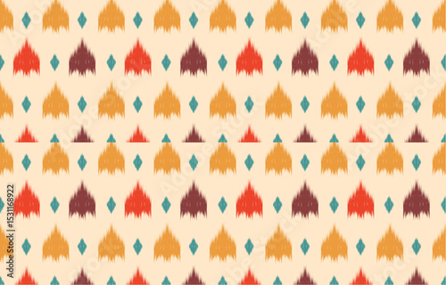 Ikat Seamless pattern,Abstract ikat,Aztec geometric,Ethnic Texture,fabric for home decor background,carpet,wallpaper,clothing,Batik