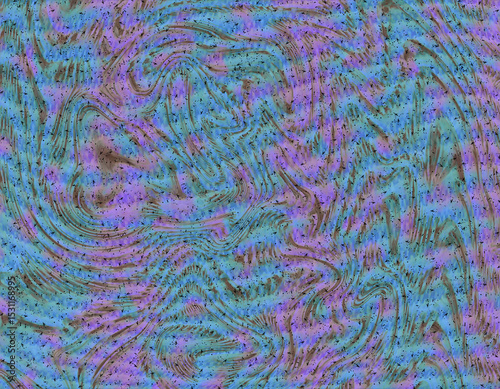 Abstract Swirling Blue Purple Texture Background