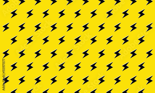 Thunder, Bolt  seamless pattern, wallpaper. Vector illustration